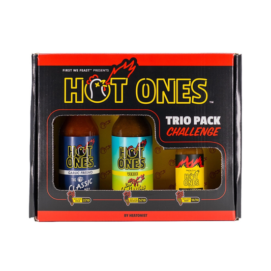 Hot Ones Trio Pack: Garlic Fresno & Los Calientes Mini Dab Challenge
