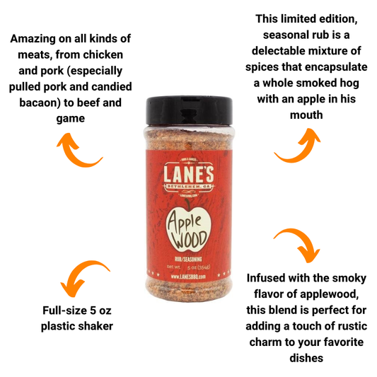 Lane's Applewood Rub (4.1 oz)