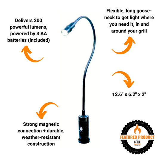 Flexible Magnetic LED Grill Light by Drip EZ