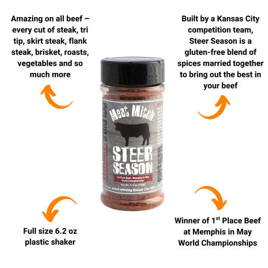 Meat Mitch Steer Season Rub (6.2 oz)