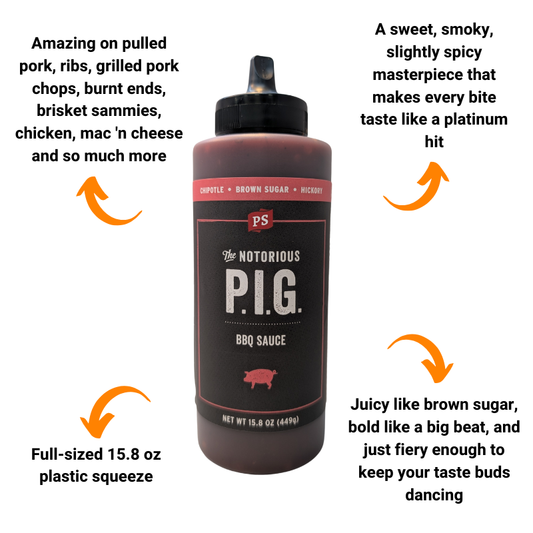 The Notorious P.I.G. BBQ Sauce by PS Seasoning (15.8 oz)