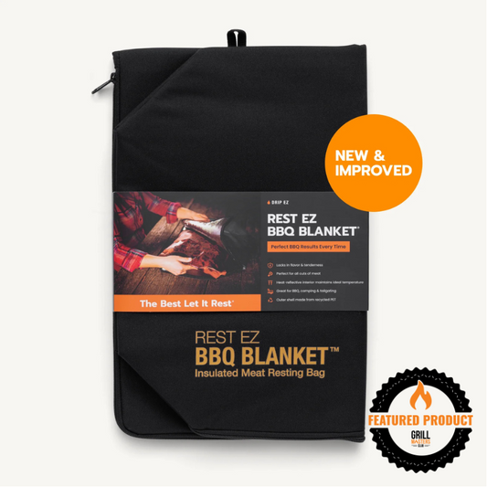 Multi-tasker BBQ Essentials Bundle: Resting Blanket + Grilling Gloves + Grill Rescue Grill Brush