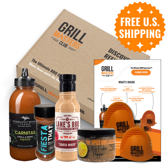 Flavor Fiesta BBQ Box - Fajita & Carne Asada-Style Mexican Grilling Kit