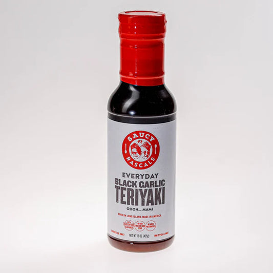 Saucy Rascals Everyday Black Garlic Teriyaki (15 oz)