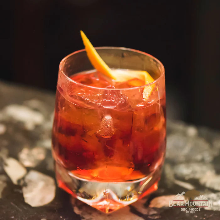 smoked ice old fashioned