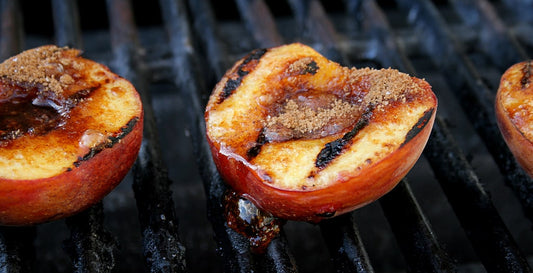 Grilled Peach Cobbler