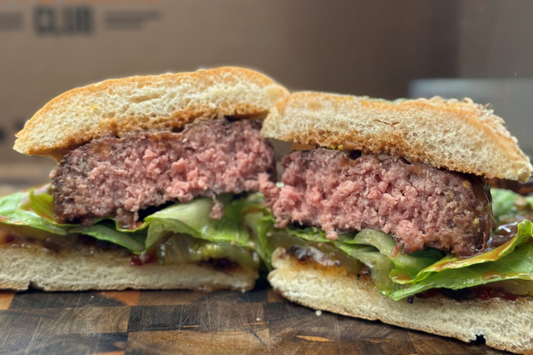 Smoked Carne Asada Burgers w/ Spicy Dill Pickle Aioli