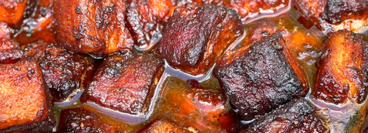 pork belly burnt ends recipe, pork burnt ends