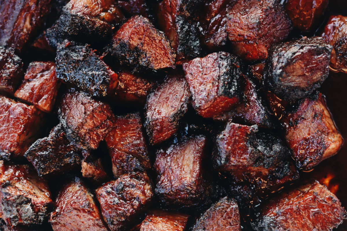 Brisket Burnt Ends with Lane's Brisket Rub + Kinder's