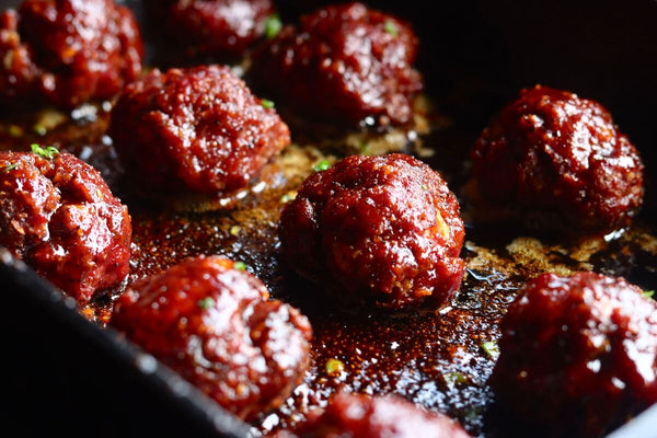 Gameday BBQ Meatballs Recipe feat. Myron Mixon Hickory Sauce
