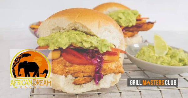 Lemon & Garlic Peri-Peri Chicken Burgers