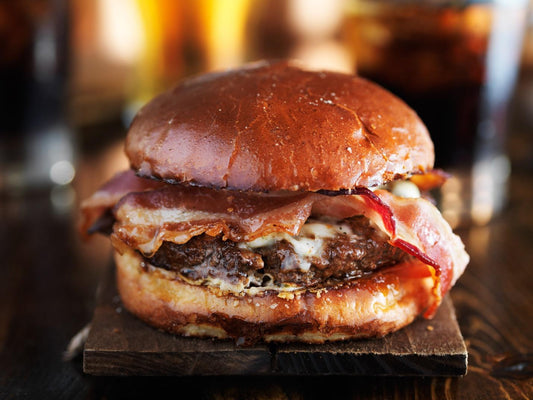 Triple Threat Bacon Cheeseburgers feat. Kosmos Q, Meat Mitch & Sticky Fingers