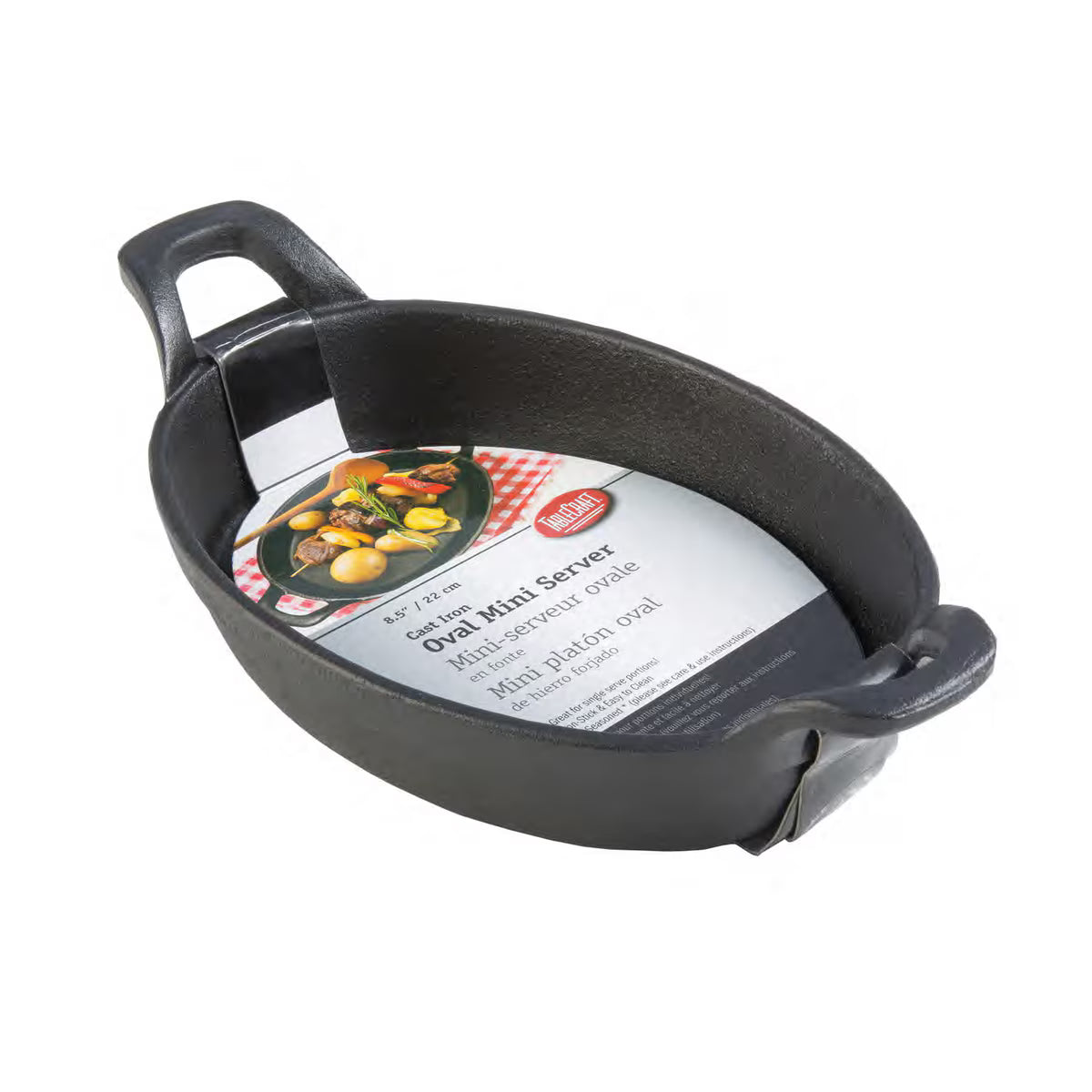 8.5" Oval Mini Cast Iron Serving Skillet by TableCraft