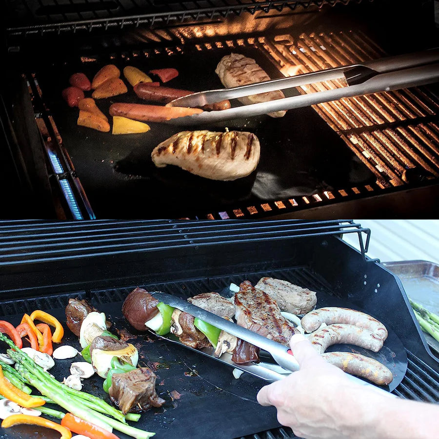Midnight Smoker Bundle: LED Tongs & Spatula + Grill Light + Grill Mitts