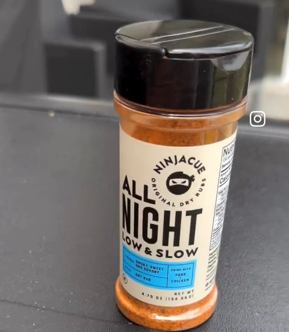 All Night Low & Slow Rub by Ninjacue (4.75 oz) - Perfect BBQ Rub