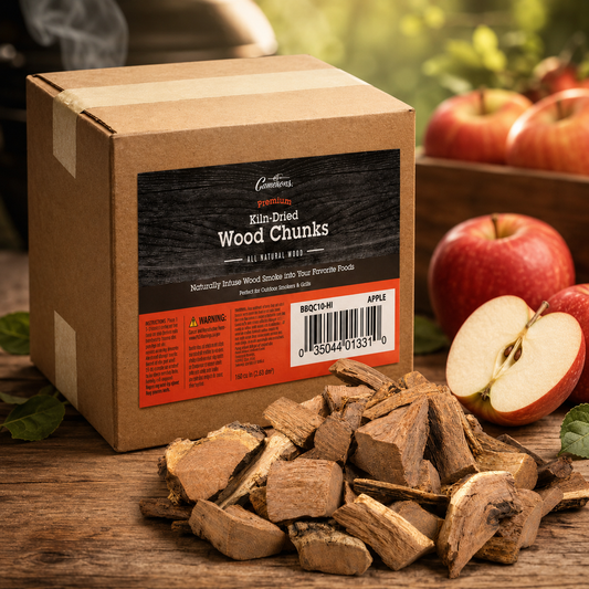 Apple Wood Smoking Chunks by Camerons Products (10 lb)
