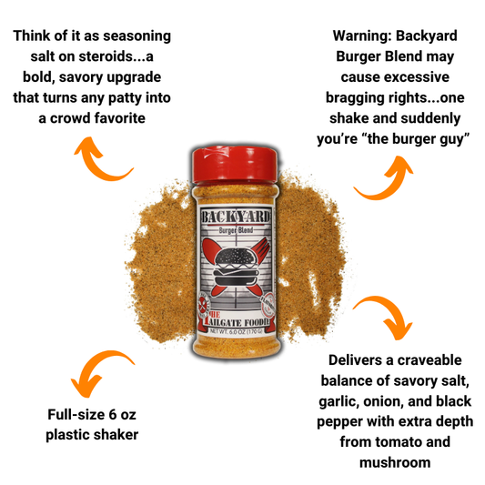 Backyard Burger Blend by The Tailgate Foodie (6 oz)