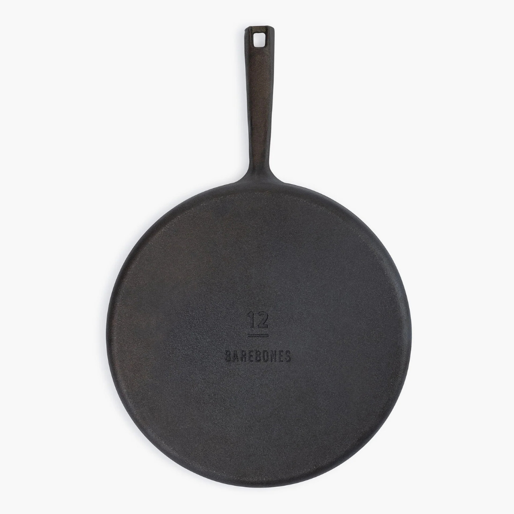 12" Cast Iron Skillet Griddle by Barebones