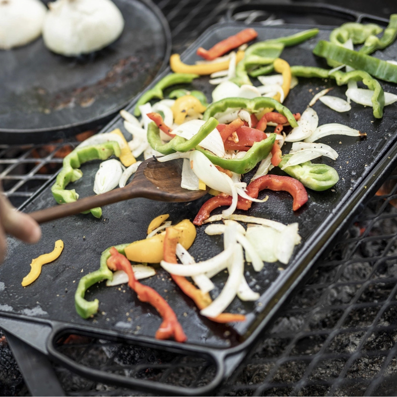 21" Reversible Cast Iron Griddle by Barebones