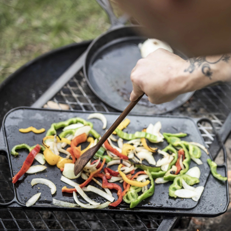 21" Reversible Cast Iron Griddle by Barebones