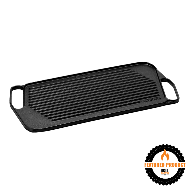 21" Reversible Cast Iron Griddle by Barebones