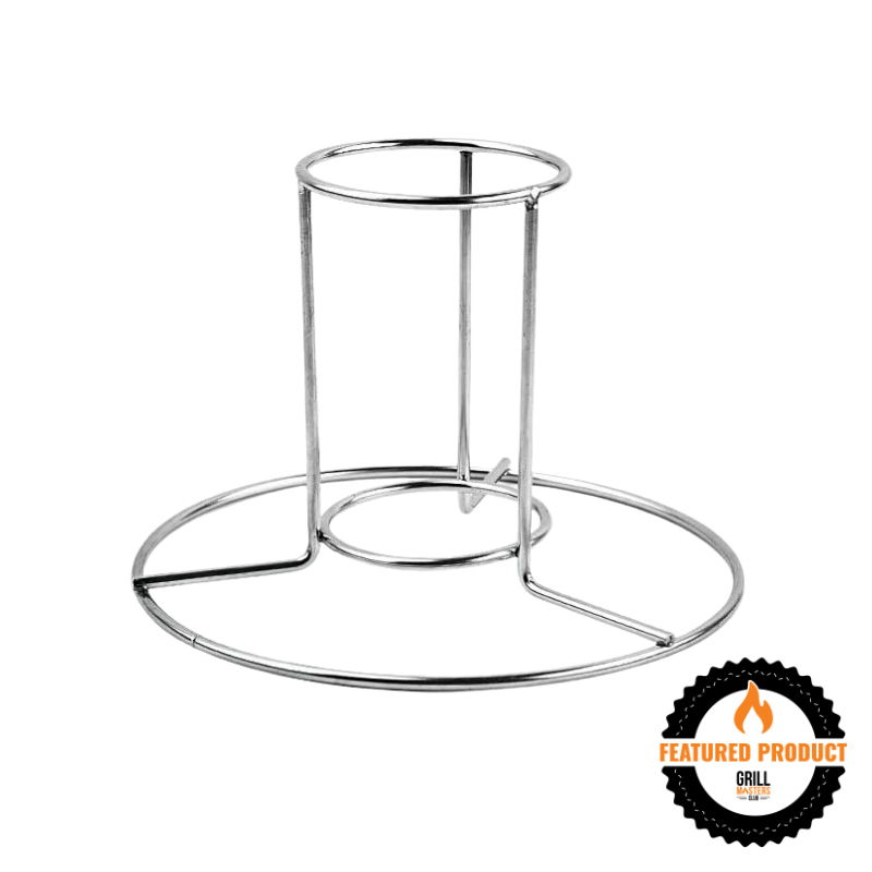 Stainless steel beer can chicken stand