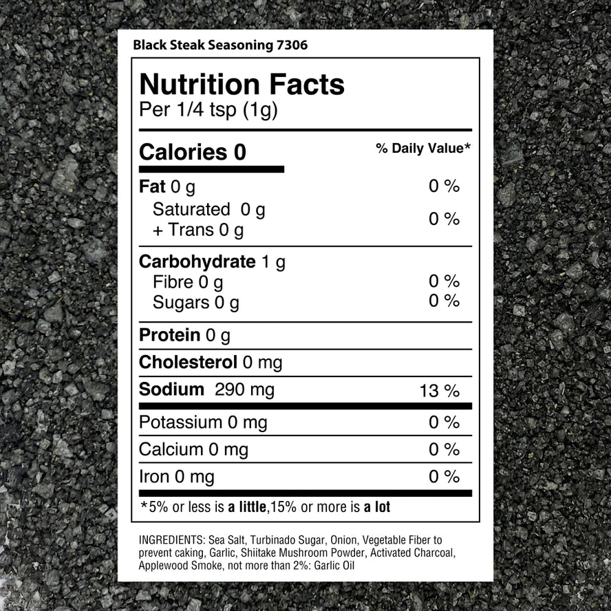 Black Steak Seasoning by The Spice Lab (5.9 oz)