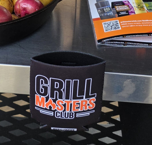 Grill Masters Club Magnetic Neoprene Koozie - Black