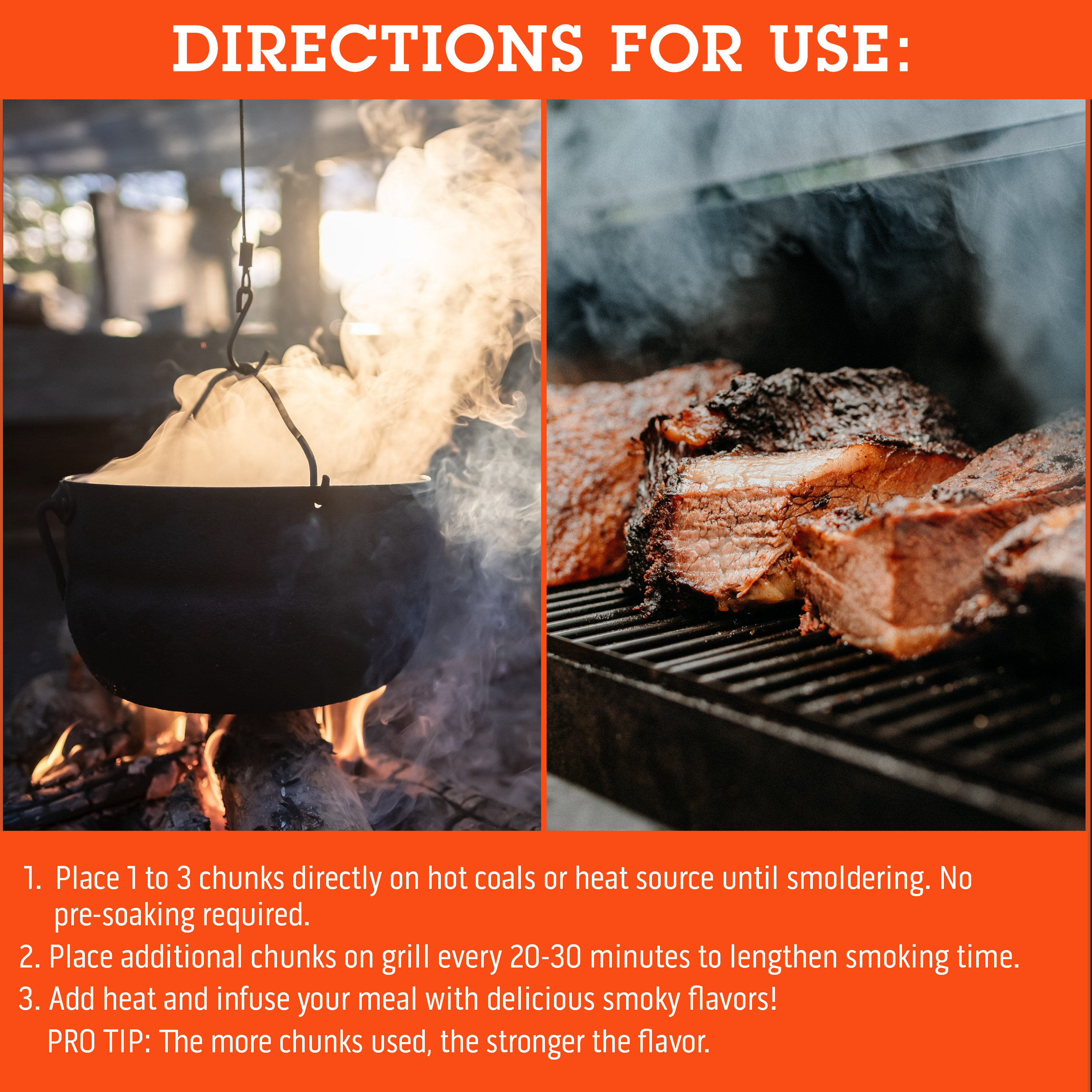 Pitmaster’s Choice 2-Pack: Cherry + Hickory Wood Chunks (20lbs total)