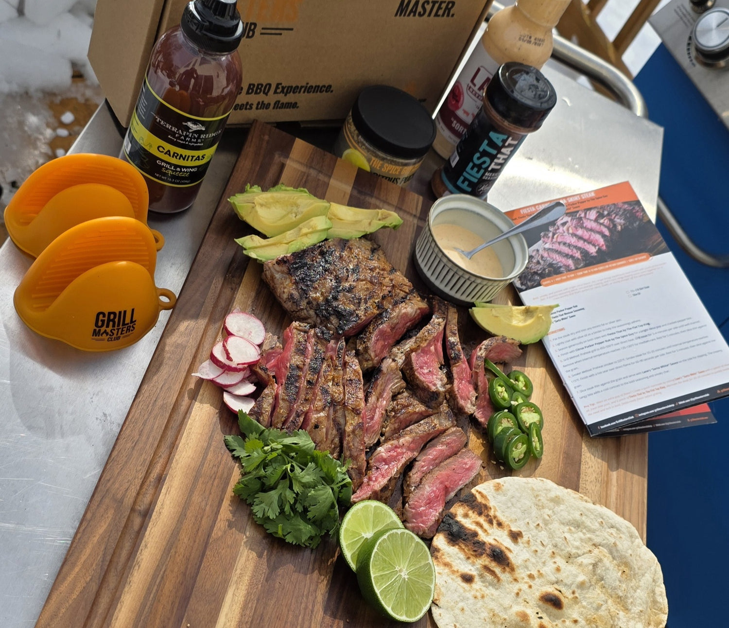 Flavor Fiesta BBQ Box - Fajita & Carne Asada-Style Mexican Grilling Kit