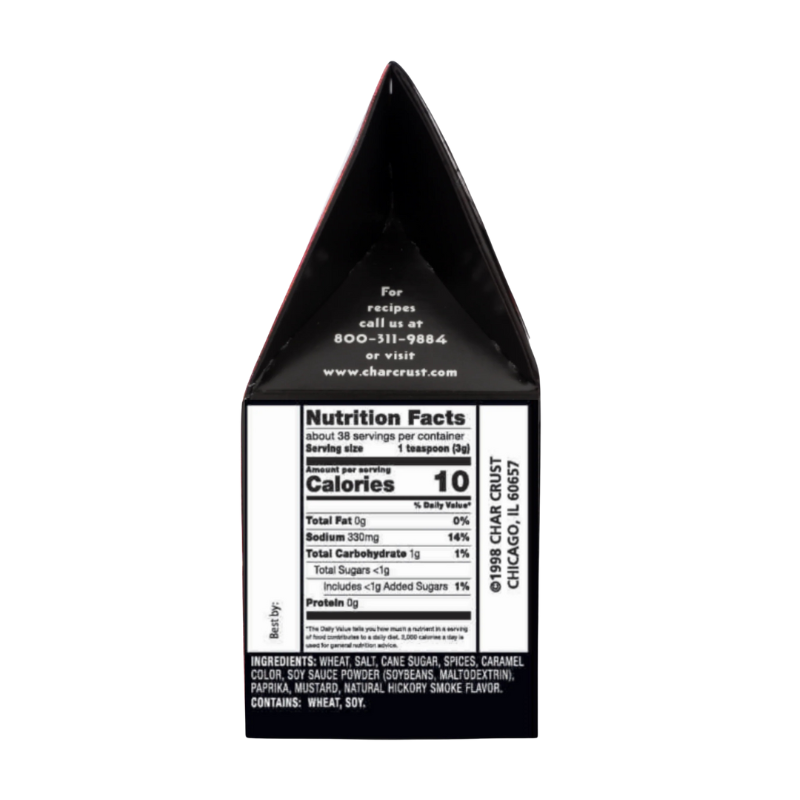 Original Hickory Grilled Seasoning by Char Crust (4 oz)