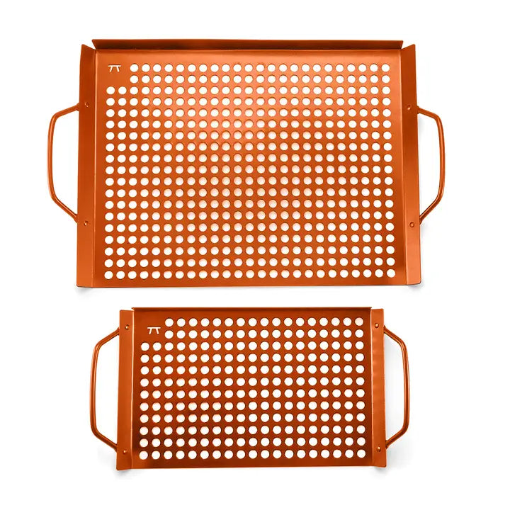 Outset Copper Non-Stick Grilling & BBQ Grids (2-pack)