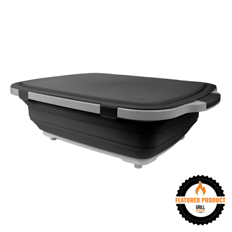 Smoker Essentials Bundle: Drip EZ Prep Tub + Resting Blanket + Grilling Gloves + Tongs + Free Rub