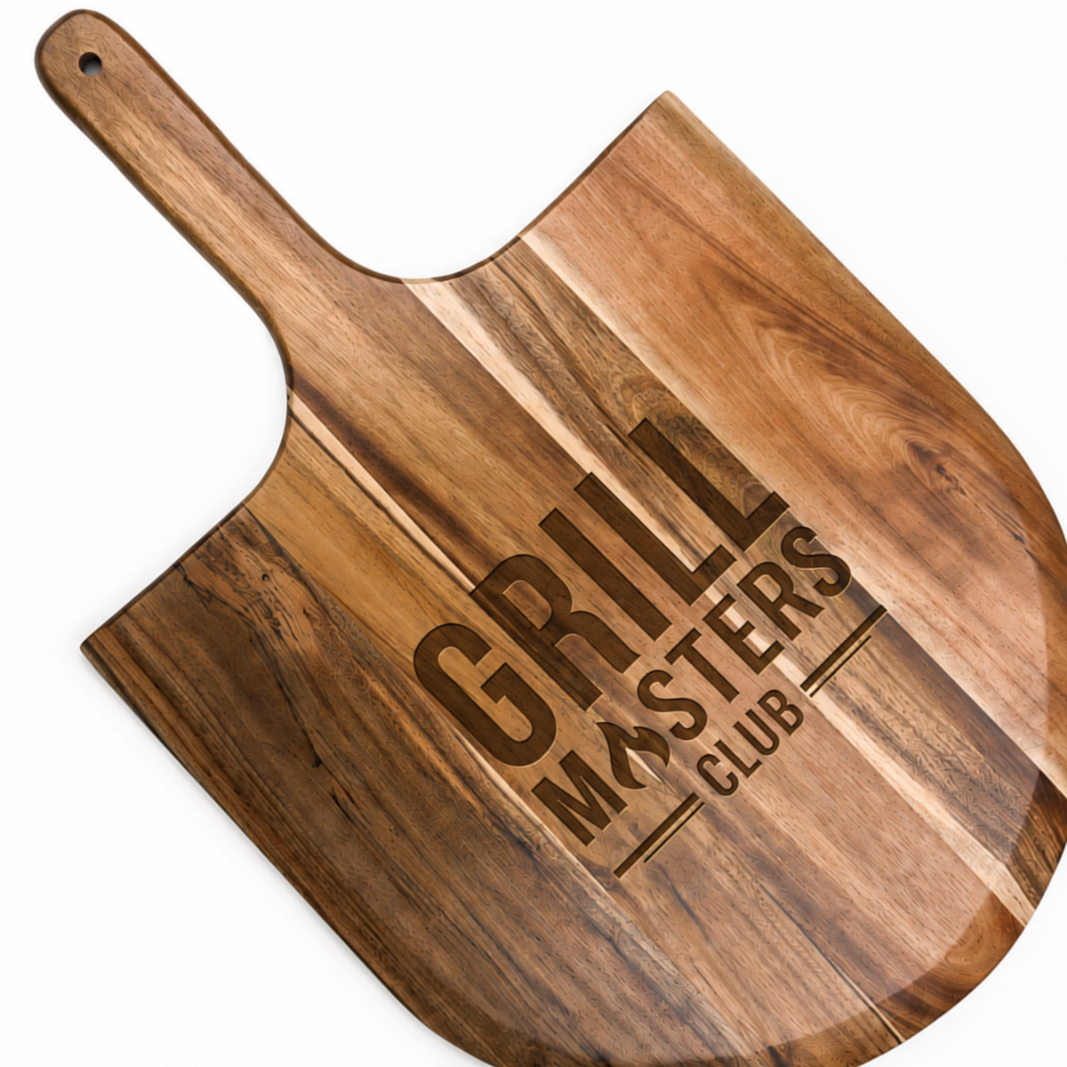Grill Masters Club Acacia Wood Pizza Peel & Serving Board (22" x 14")