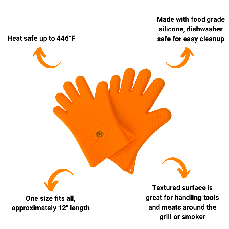 Get Fired Up Grilling Bundle: Grilling Grids, Grill Mats, Tongs, Wood Chips, Cedar Planks & Gloves