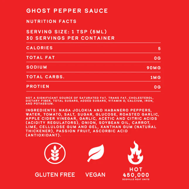 Ghost Pepper Hot Sauce by Elijah's Xtreme