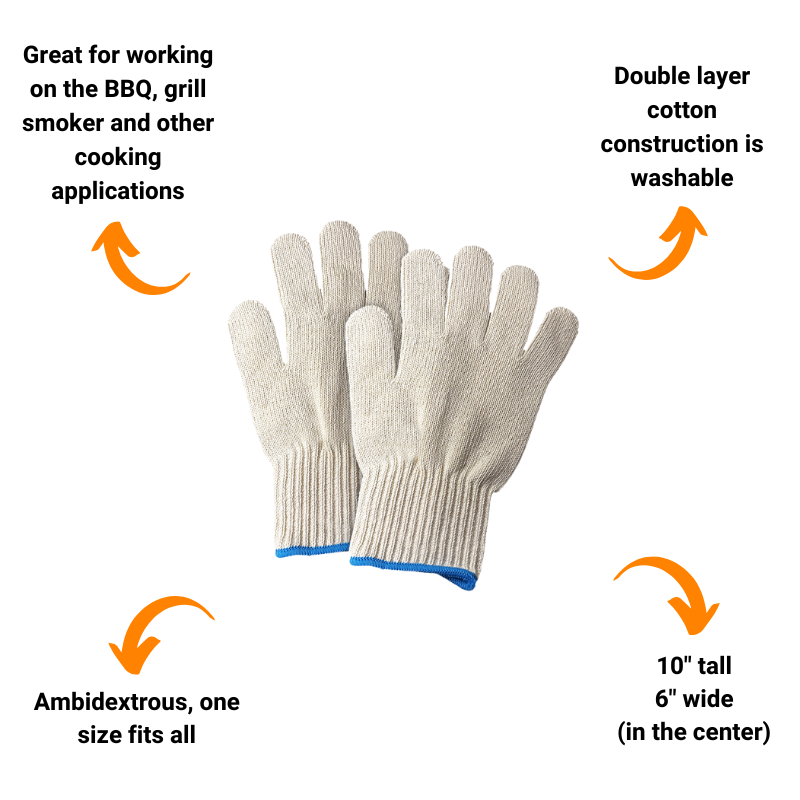 Pitmaster's Pulling Glove Pack: Heat Resistant Pulling Gloves + Disposable Nitrile Gloves