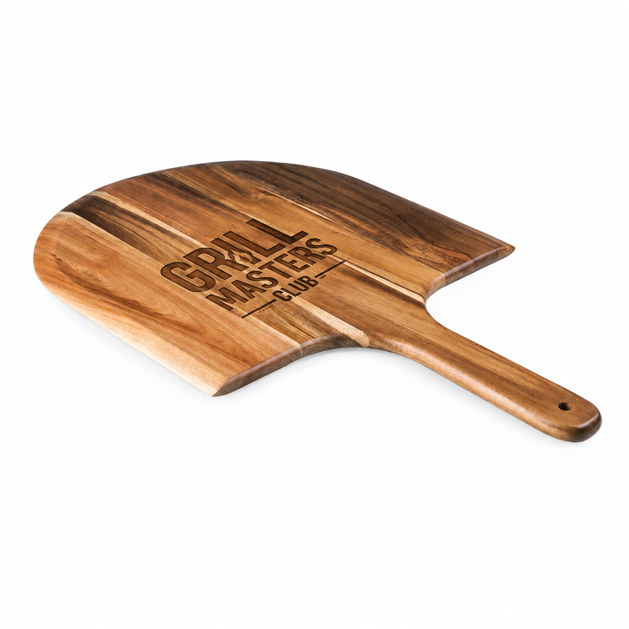 Grill Masters Club Acacia Wood Pizza Peel & Serving Board (22" x 14")