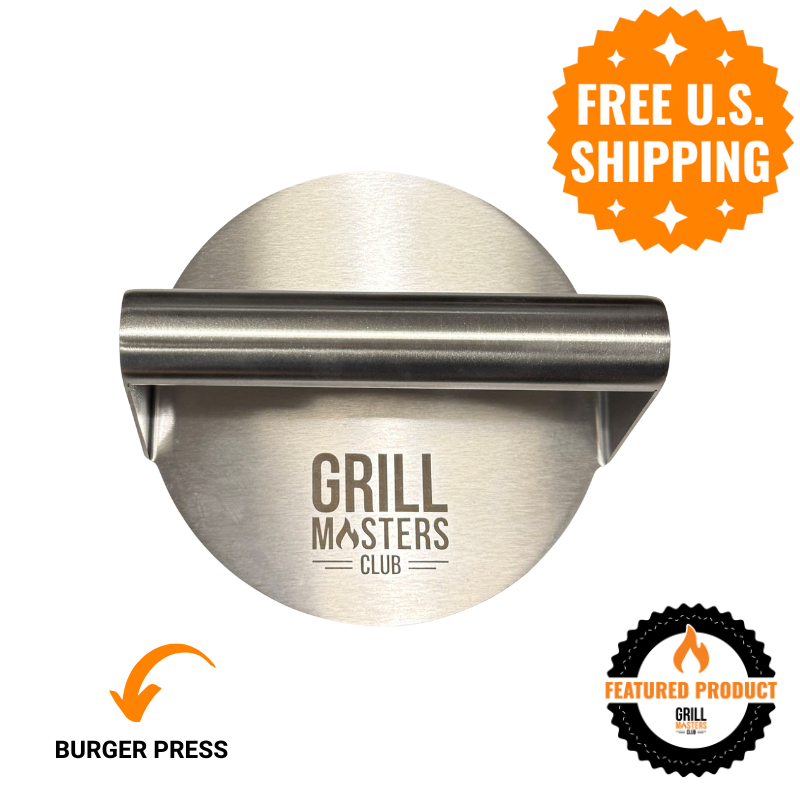 "Fiddle With The Griddle" Bundle: Reversible Cast Iron Griddle, Spatula, Burger Press, Spray Bottle & More