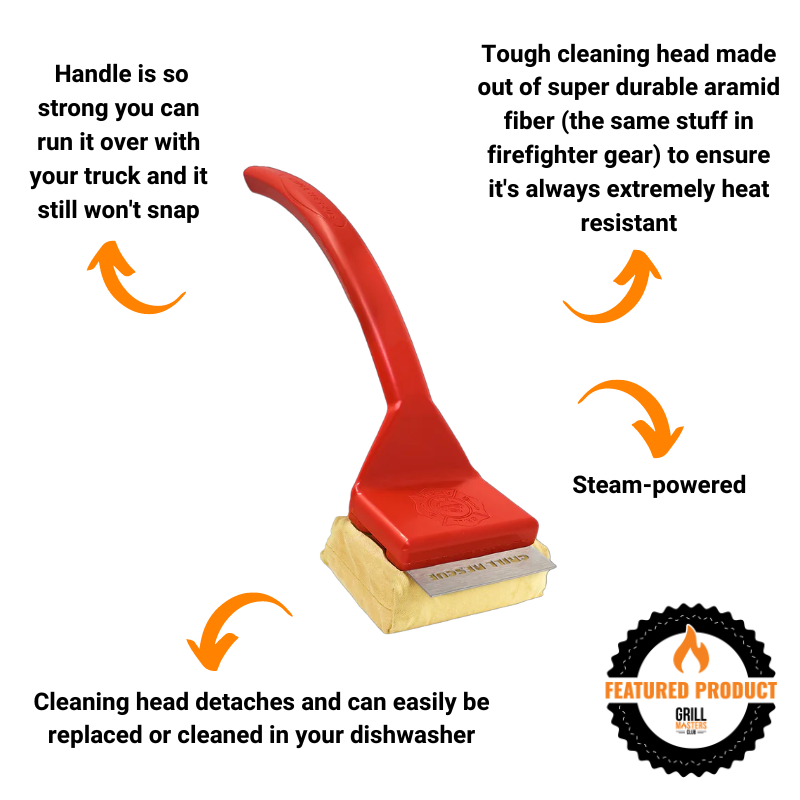 Multi-tasker BBQ Essentials Bundle: Resting Blanket + Grilling Gloves + Grill Rescue Grill Brush