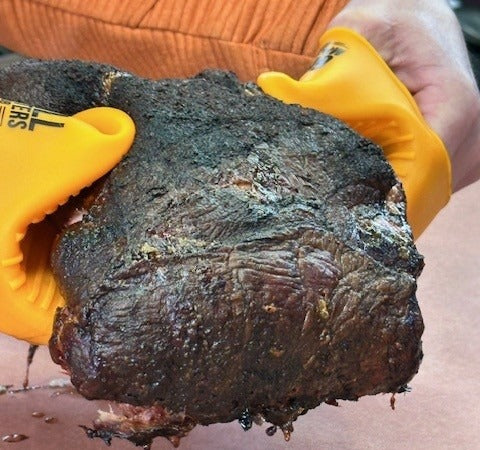 Essential BBQ Starter Kit: Curated BBQ Box + Grilling Gloves + Meat Thermometer
