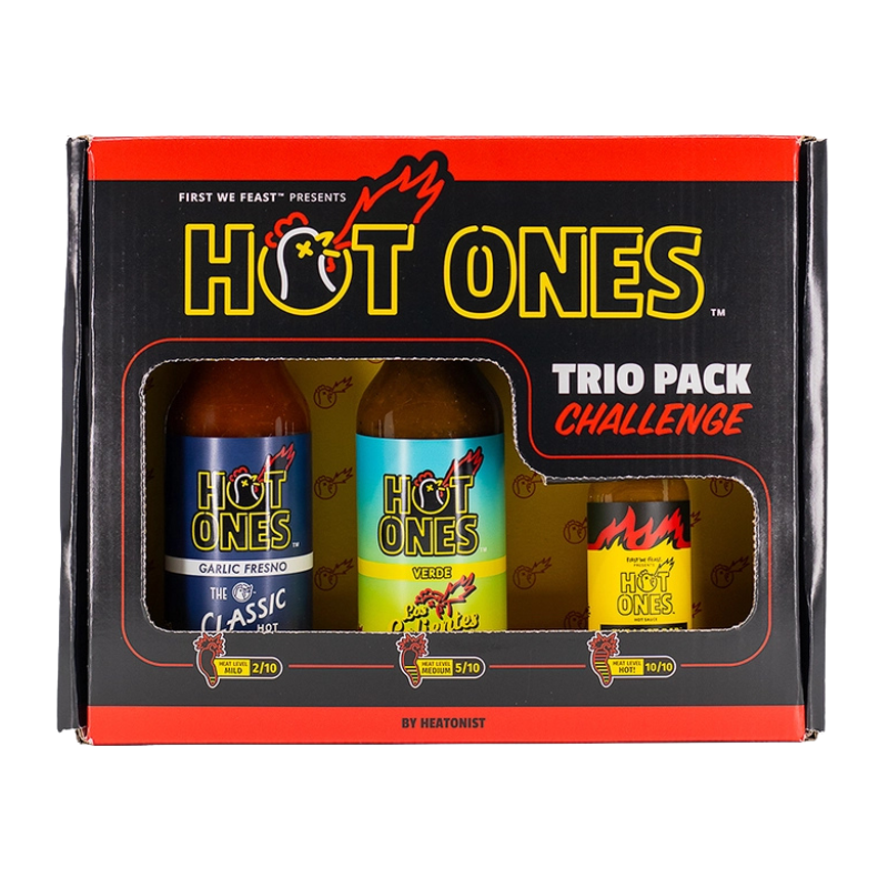 Hot Ones Trio Pack: Garlic Fresno & Los Calientes Mini Dab Challenge