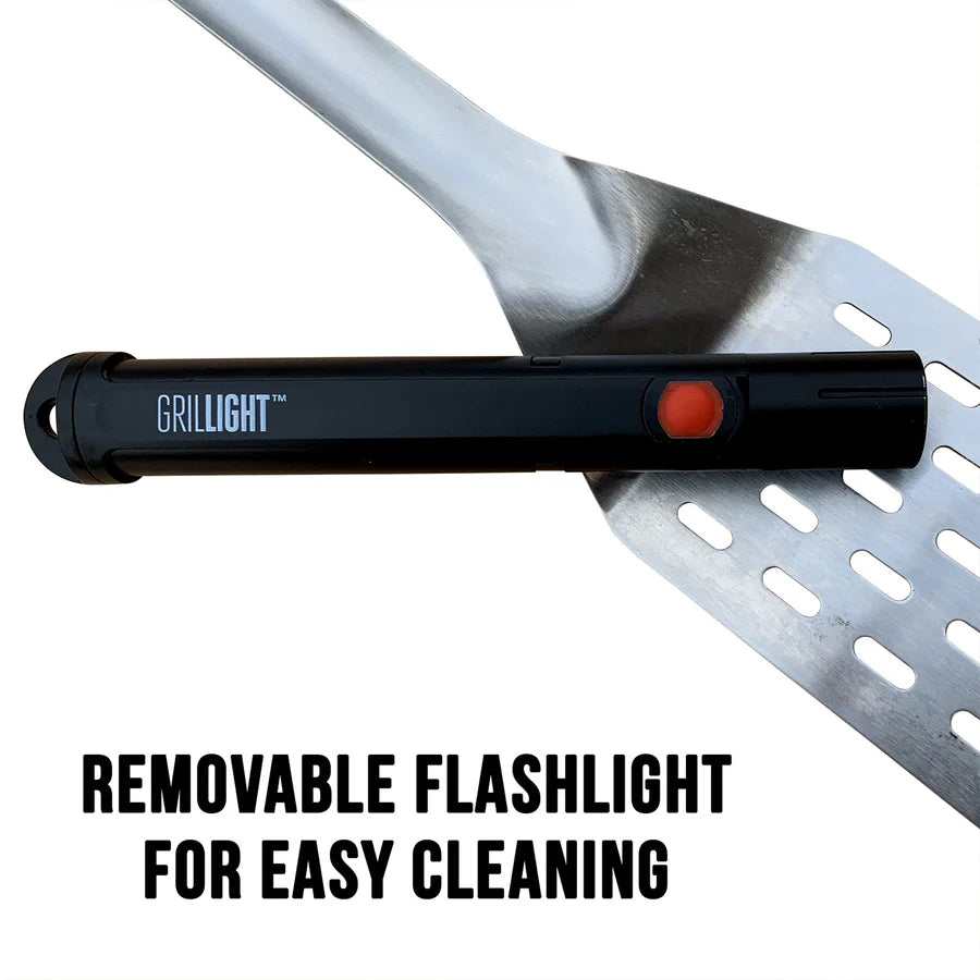 Midnight Smoker Bundle: LED Tongs & Spatula + Grill Light + Grill Mitts