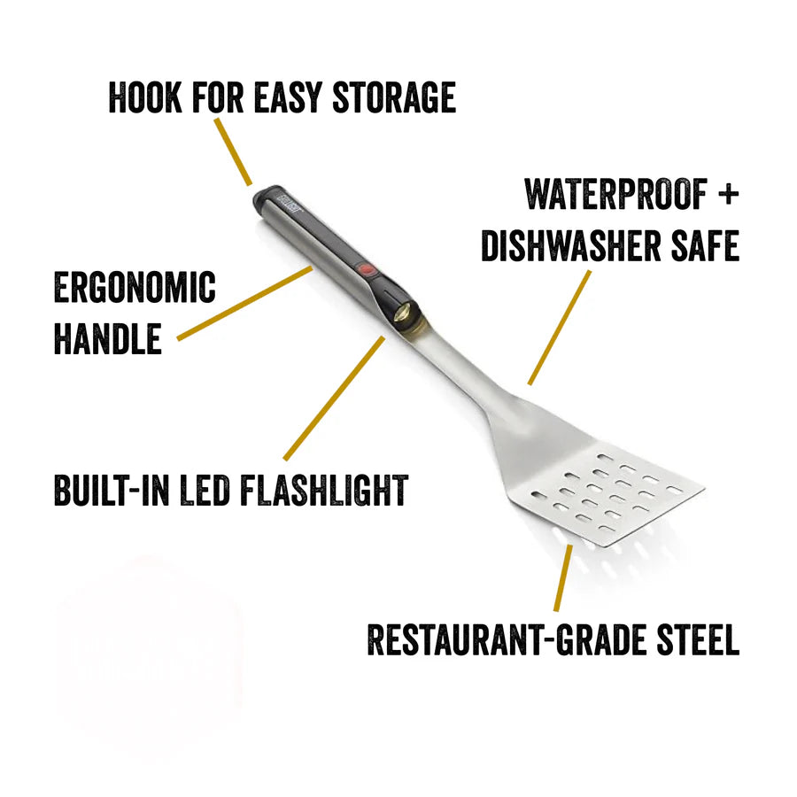2-Piece LED Spatula & Smart Tongs Gift Set by Grillight