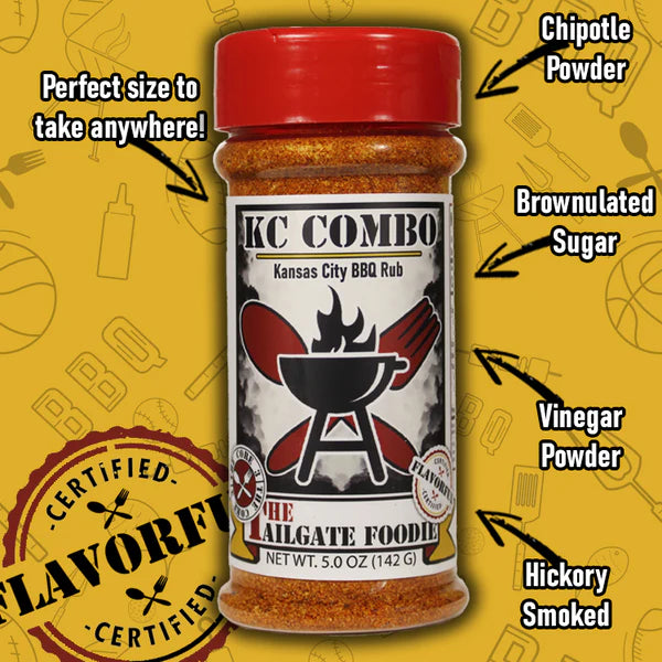 The Tailgate Foodie Signature Grilling Seasoning 3-Pack