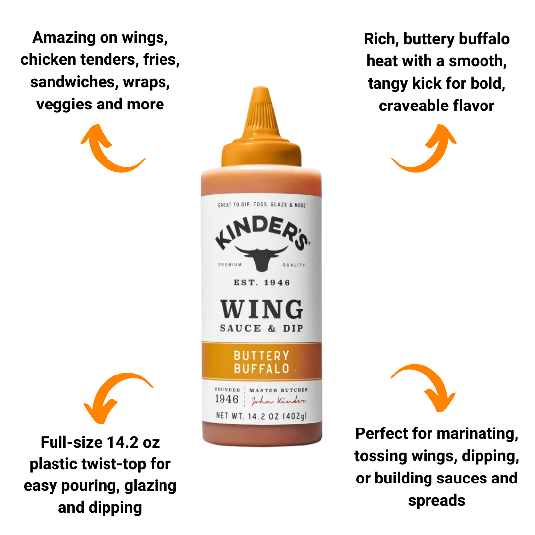 Be My Wingman Grill Box - Complete With Wing Sauces, Rubs, Tool & Recipes