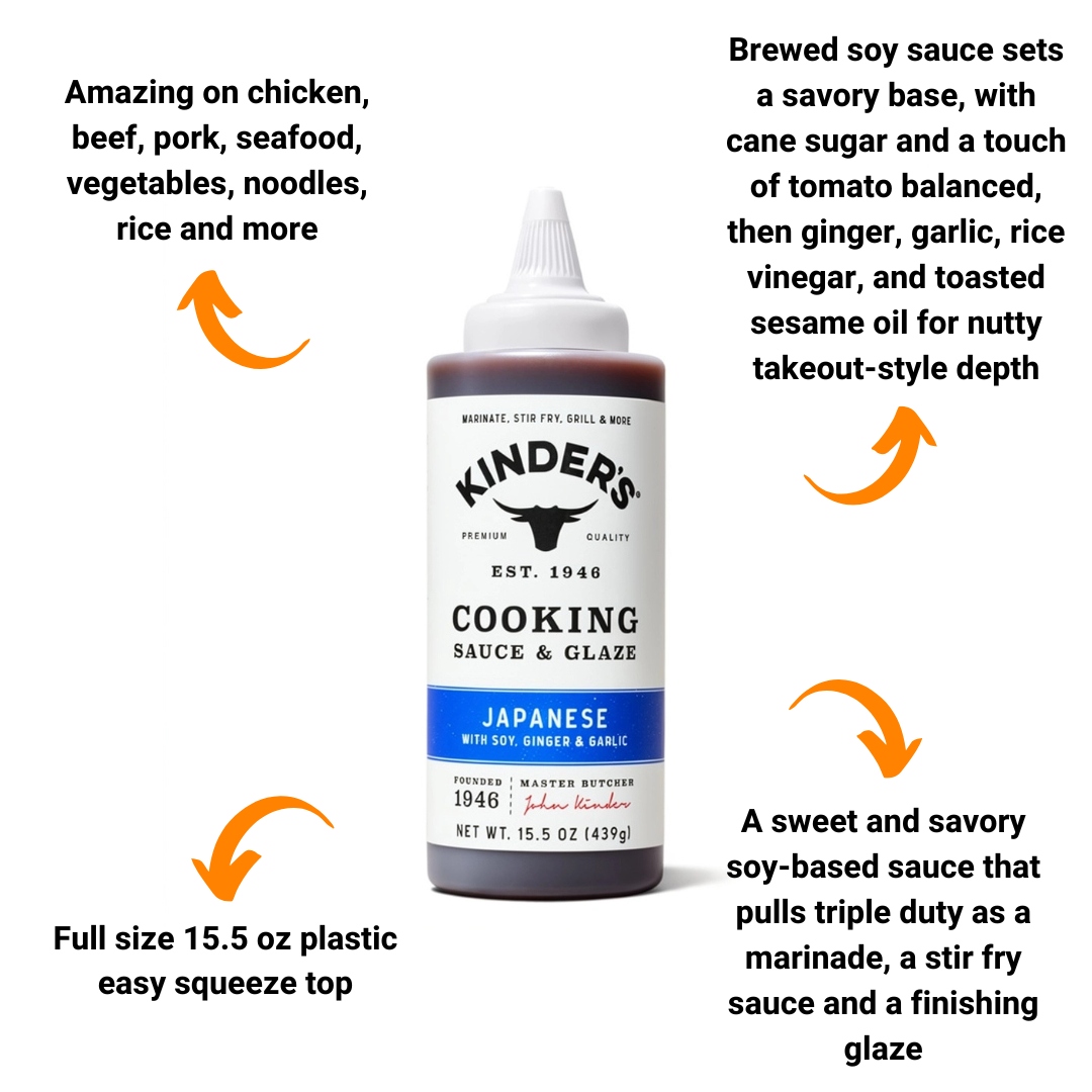 Kinder's Japanese BBQ Cooking Sauce & Glaze (15.5 oz)