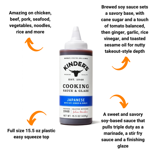 Kinder's Japanese BBQ Cooking Sauce & Glaze (15.5 oz)