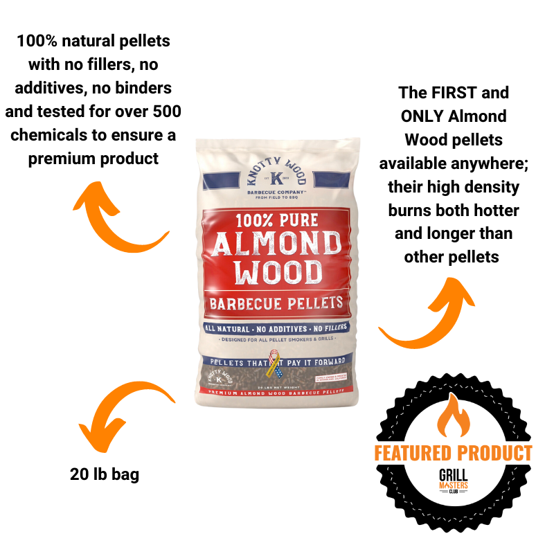Pellet Pro Bundle: 2-Pack Almond Pellets (40 lbs) + High-Temp BBQ Gloves