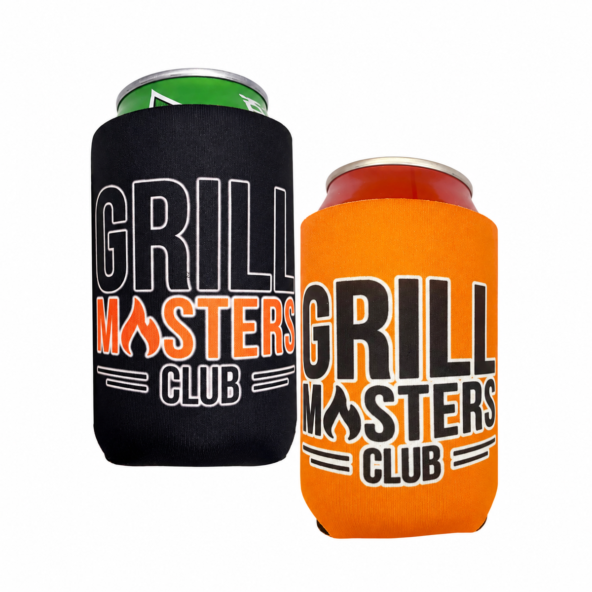 Grill Masters Club Magnetic Neoprene Beer Koozie 2-Pack